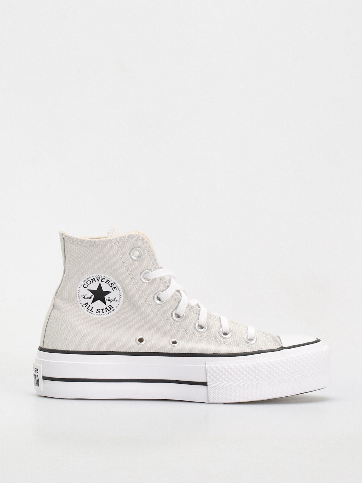 Converse Chuck Taylor All Star Lift Hi Platform Sneakers Womens Size 9 Gray Canvas NEW-image