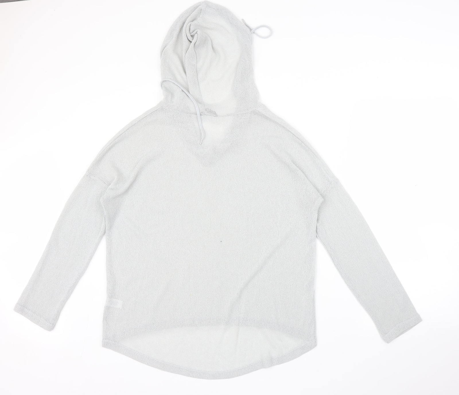 Select Womens Grey 100% Polyester Pullover Hoodie… - image 2