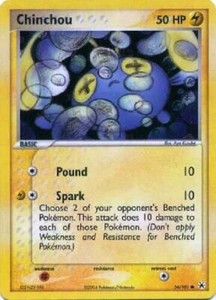 Chinchou 56/101 EX Hidden Legends Common MINT! Pokémon