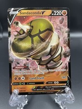 sandaconda v pokemon card value Pokemon Sword and Shield Rebel Clash Ultra Rare Holo Sandaconda V #108