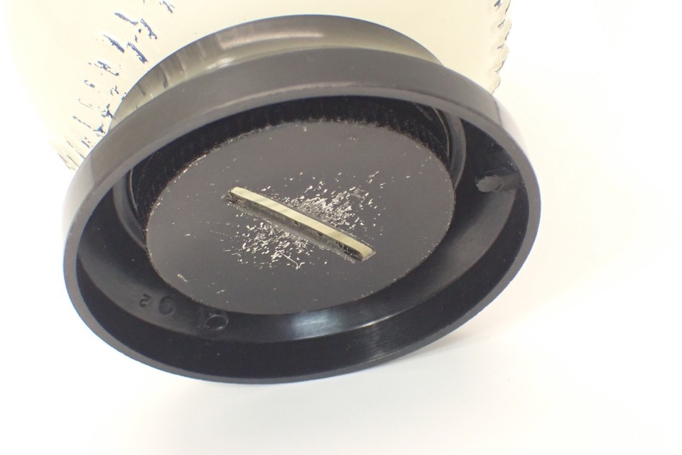 VINTAGE 1950'S CLEVELAND INDIANS 3" GLASS BASEBALL STILL BANK MOBIL GAS