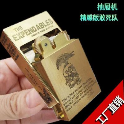 Retro Drawer Lighter Marlboro Rare Kerosene Lighters Pull out