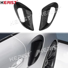 Carbon Front Air Vent Bumper Side Covers For Porsche 911 GT3 RS 2016-19  