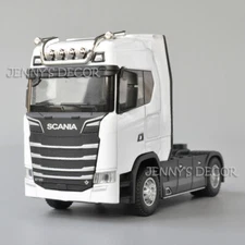 1:50 Scale Diecast Metal Model Truck Toys S730 Semi-Trailer Tractor Replica