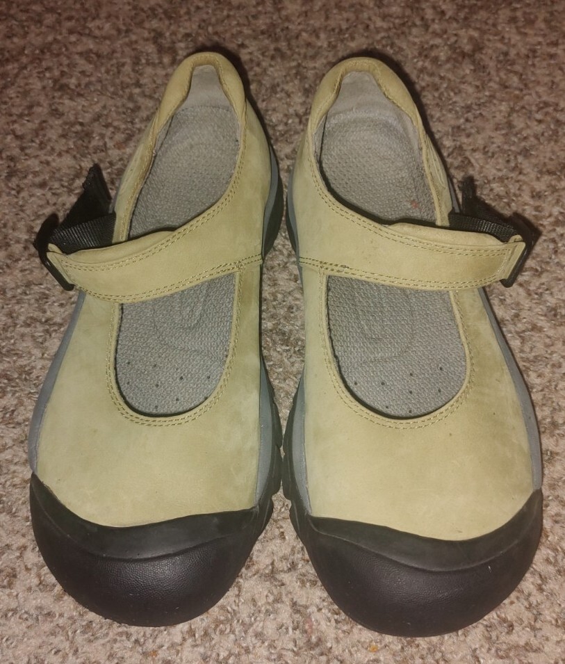 Scarpe da trekking Keen donna Seattle verde pelle nabuk Mary Jane EU 38 5 US 8M