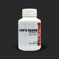 AUSTRALIAN LIONS MANE SUPPLEMENT CAPSULES 120 PACK (Australian Made)