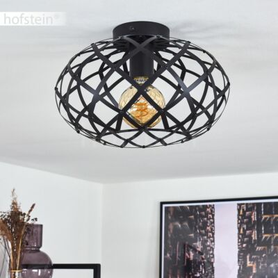 Suspension Hofstein Noir/Blanc - Lustre Design Moderne - 1 à 3 Lumières - Métal - Neuf