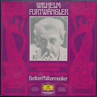 Schumann - Symphony No. 4, Manfred Overture, FURTWÄNGLER, BPO, DGG, MONO