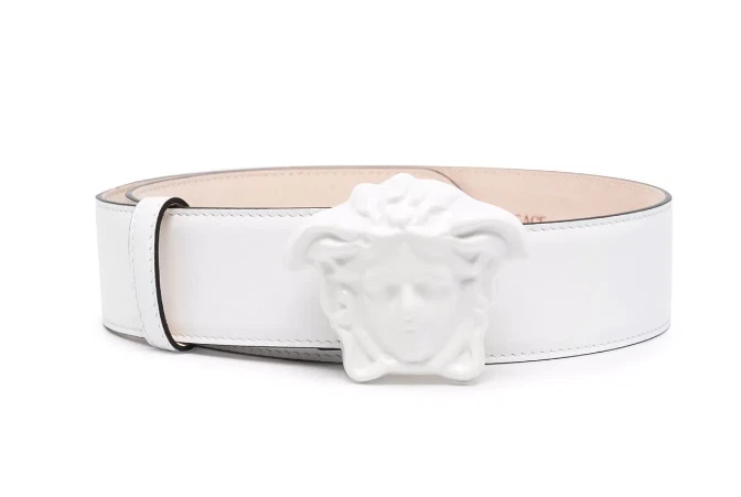 White on sale versace belt