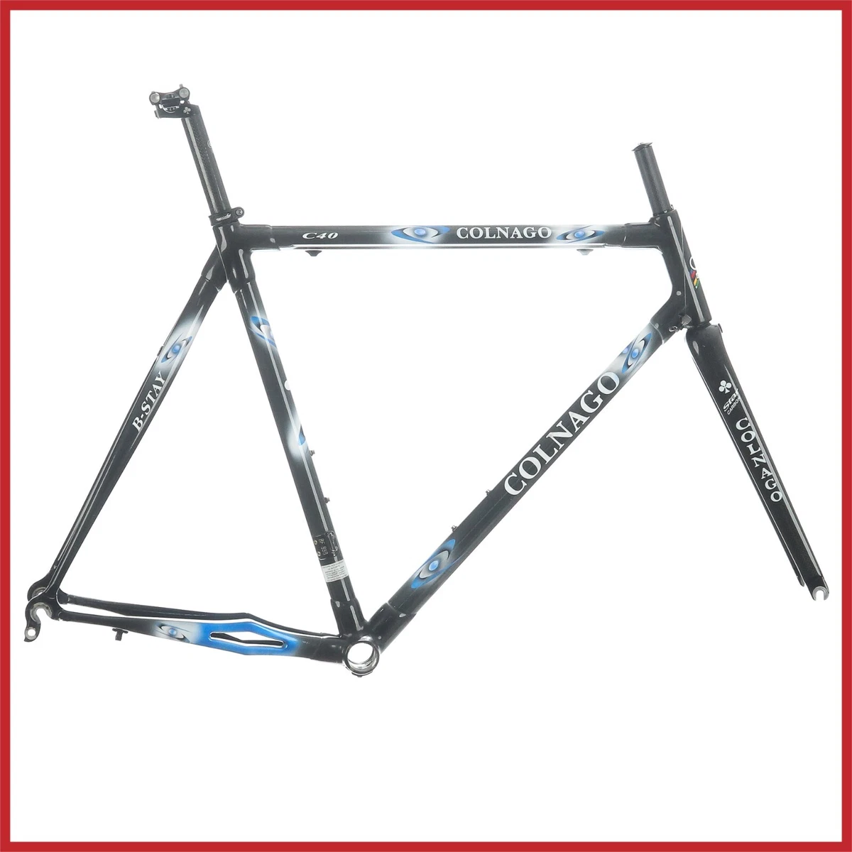 COLNAGO C40 B-STAY CARBON FRAME VINTAGE ROAD RACING BIKE BICYCLE