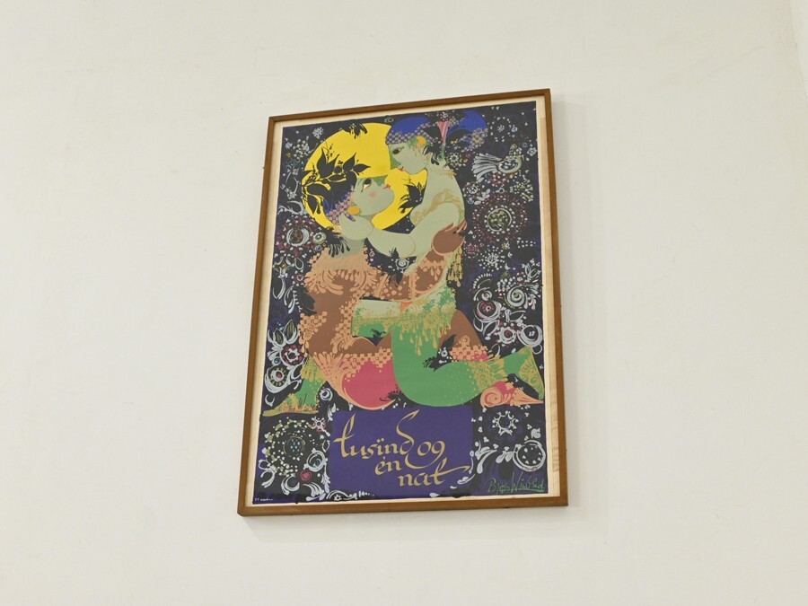 Vintage Bjorn Wiinblad 1001 Nights Original Serigraph Poster