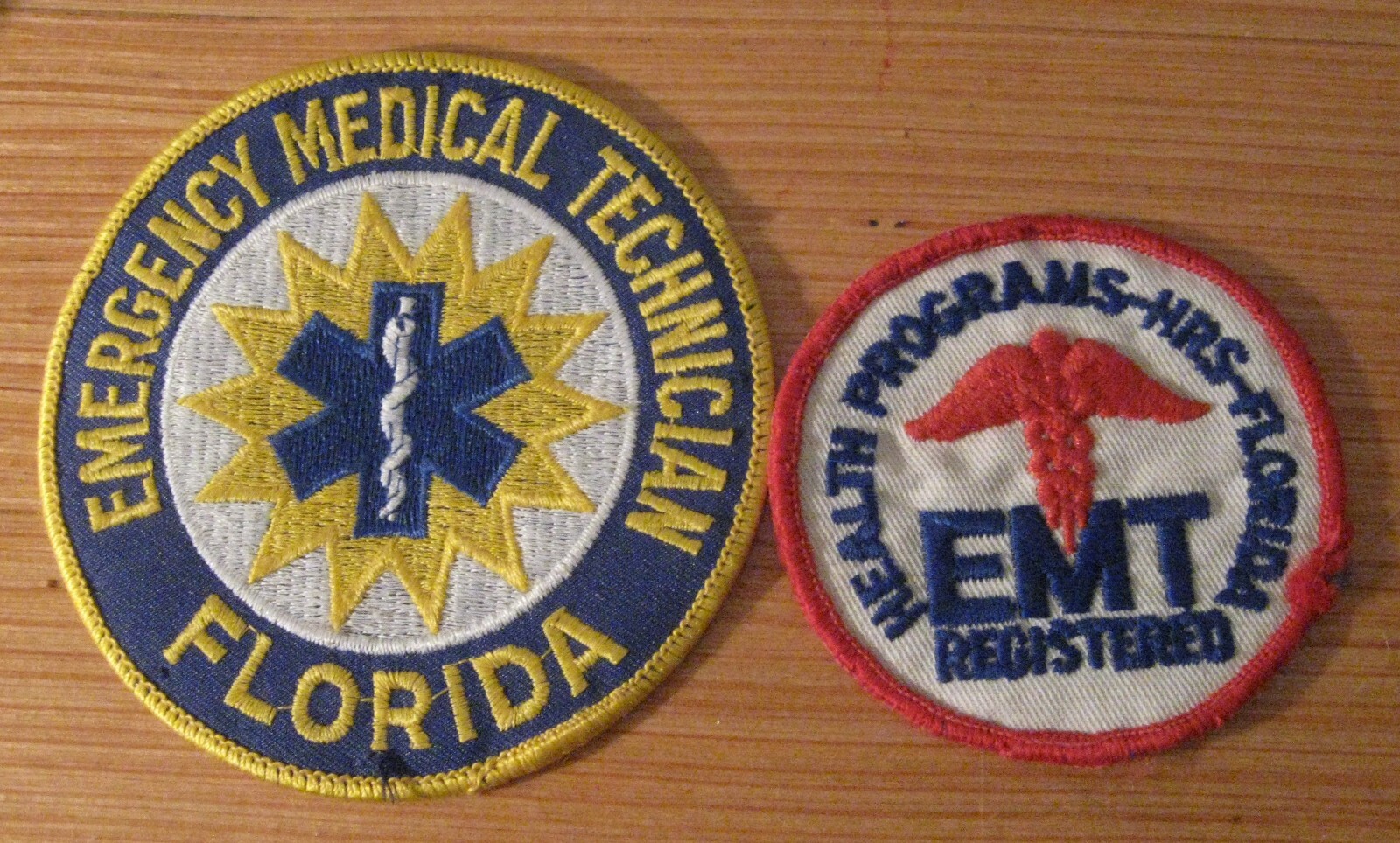 2 PatchesFlorida Emergency Medical Technician/Health Programs HRS