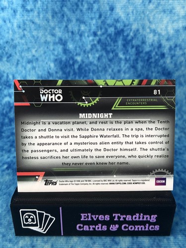 Doctor Who Extraterrestrial Encounters GREEN base SINGLE Non-Sport Trading Card - Picture 156 of 194