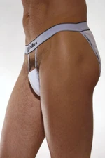 Ballbra (Original) Mens Underwear Supporter Briefs, WHITE, SMALL (30-32")