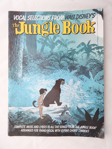 Jungle Book - Vocal Selections piano vocal guitar PVG paperback Walt Disney