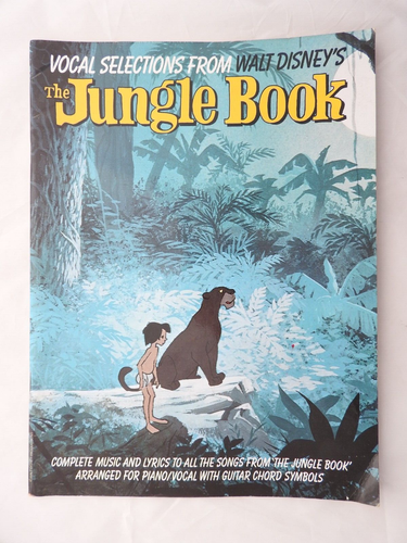 Jungle Book - Vocal Selections piano vocal guitar PVG paperback Walt Disney - Picture 1 of 4