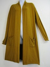 Lagenlook Damen 35 % Modal Langer Cardigan Mit Taschen Einheitsgröße: Regulär