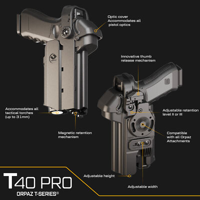 Orpaz Springfield XD T40PRO Large Light Holster, Molle | eBay