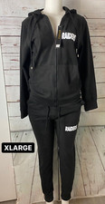 RAIDERS 2pc sweat suit hooded zip-up sweater, sweatpants NWT XL