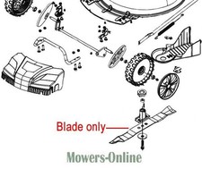 Webb R21HW Lawnmower Blade WE104-85