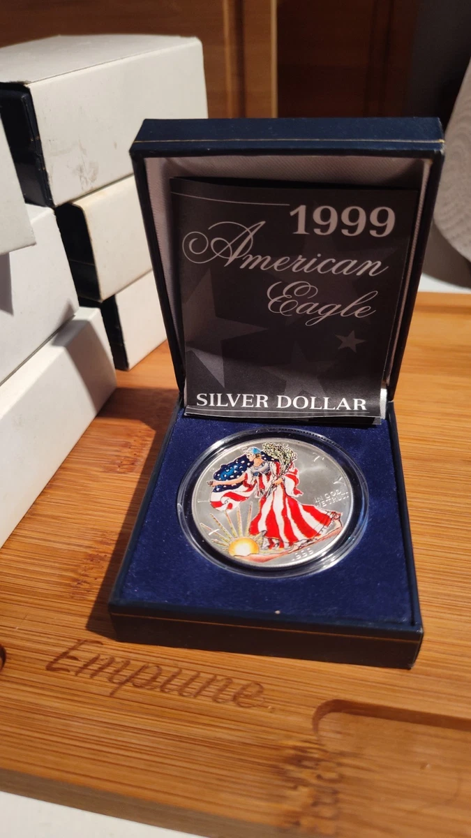 American Eagle 1 oz Precious Metal Content per Unit 1999 Silver