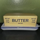 DWELL STUDIO Stick of Butter Lidded Yellow Ceramic Butter Dish 3x7”