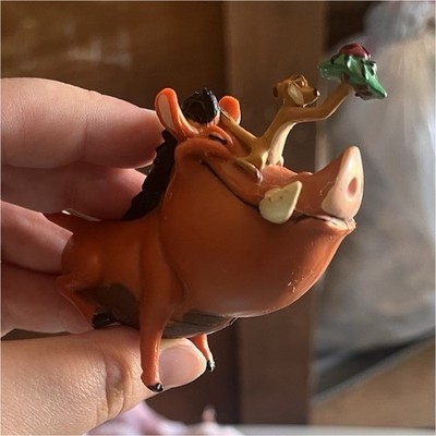 Disney The Lion King Simba & Pumbaa Small Figurines Lot