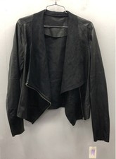 BLANKNYC Womens Black Night Shift Vegan Faux ...