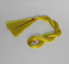 Yellow synthetic doll hair - good for rerooting, customizing dolls or MLPs