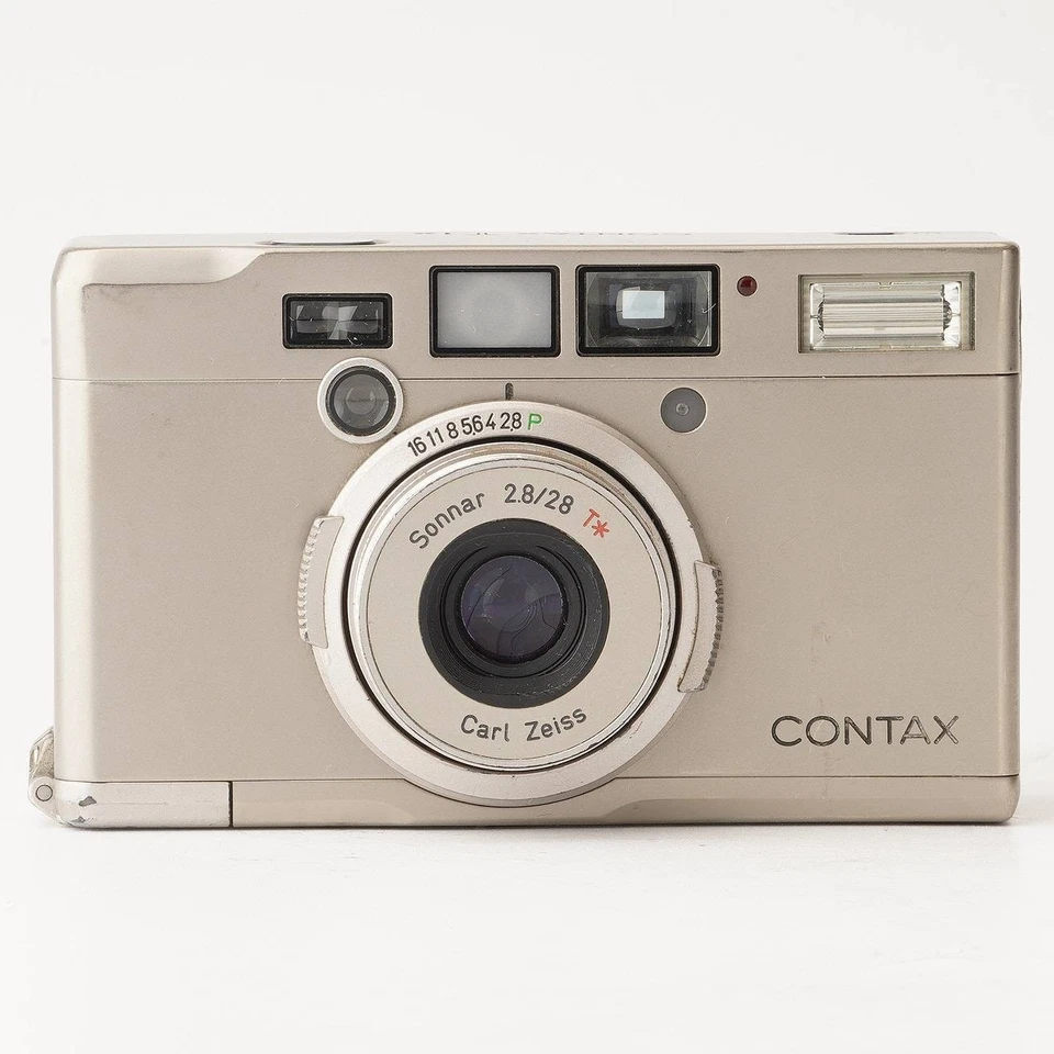 [EXCELLENT+] Contax T ix / Carl  Zeiss Sonnar T* 28mm f/2.8 APS Film Camera - Image 2 of 4