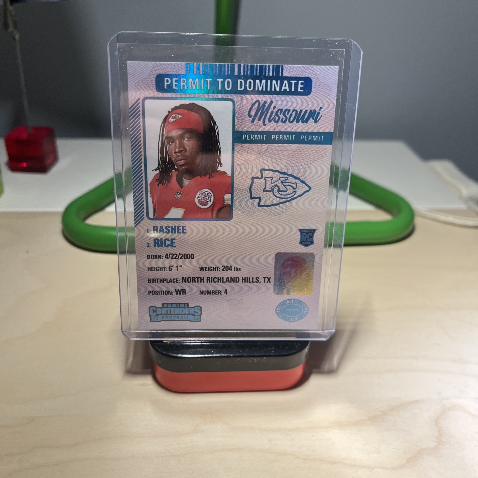 2023 Panini Contenders - Permit to Dominate Rashee Rice #28 (RC)