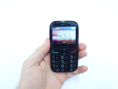 Alcatel OT-2000x schwarz (entsperrt) Handy ältere SOS große Tasten deaktiviert