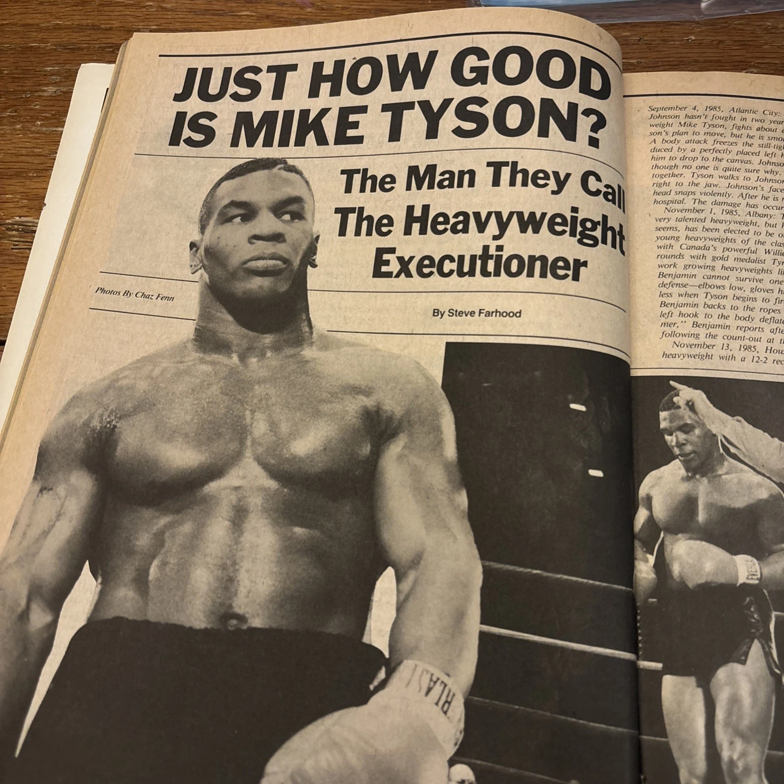 KO Boxing Magazine April 1986 Donald Curry Cover No Label - Picture 4 of 18