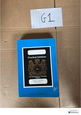 Practical Solutions To U.K Immigration & Nationality Matters 2nd Ed M. Solomon