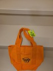 Trader Joe’s Mini Tote Canvas Bag Orange Black Halloween Edition Limited Edition — photo 2