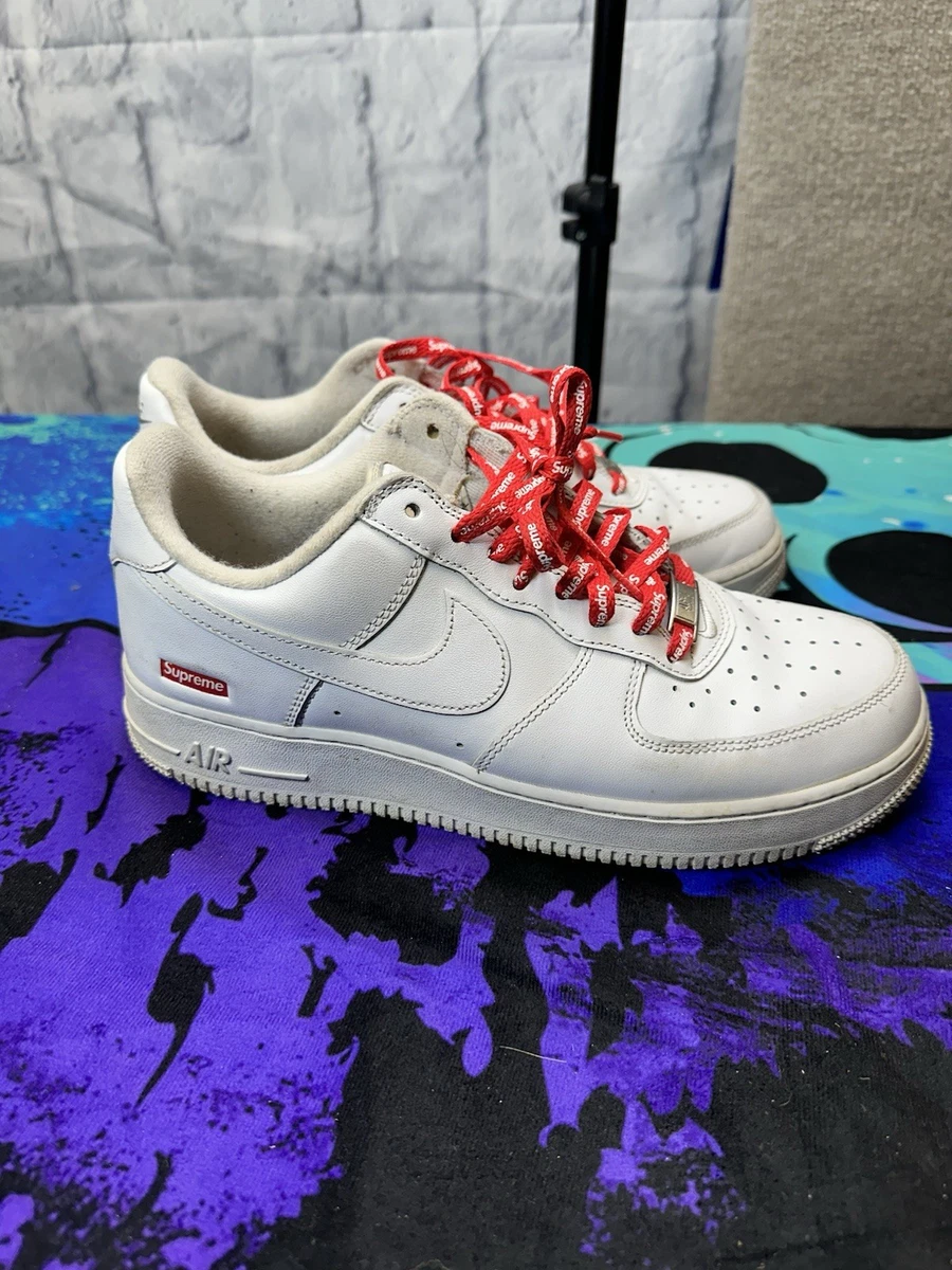 Nike Air Force 1 Supreme White for Sale | Authenticity Guaranteed