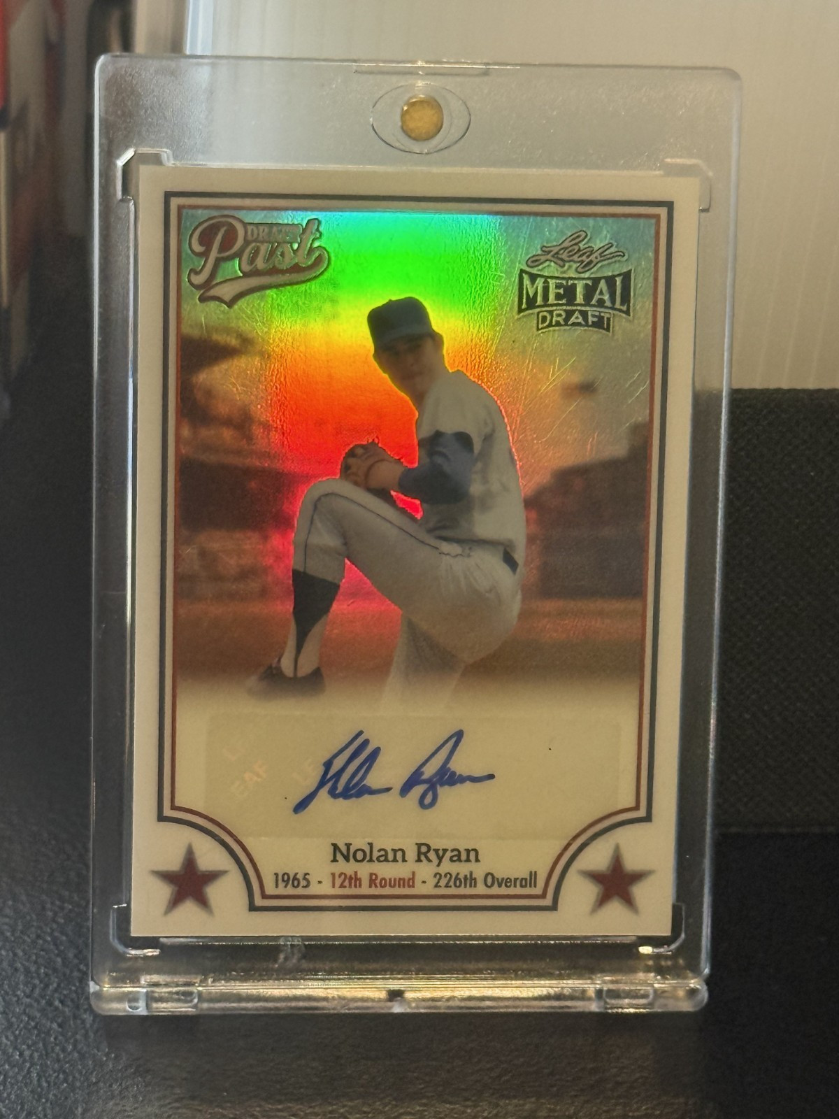 Leaf 2026 Draft Past Nolan Ryan Card #DP-NR1 Auto 1/3