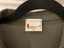 Vintage Hermann Lange Collection Oversize Women’s Grey Shirt / Blazer Size 48