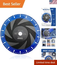 Vacuum Brazed 9 Inch Diamond Wheel - Unmatched Cutting Tool for Tough Materials