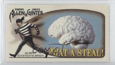2022 Topps Allen & Ginter What a Steal! Minis Albert Einstein's Brain #WAS-3 3n4
