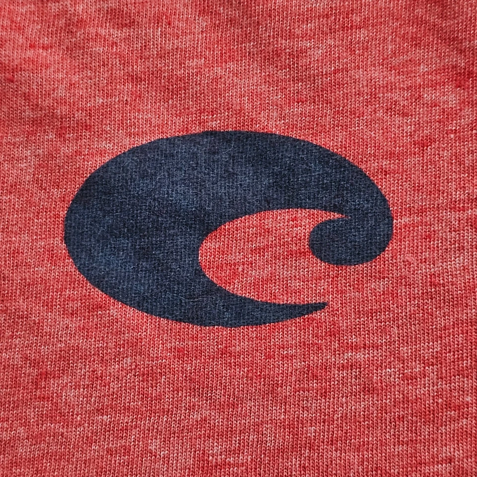 Camiseta para mujer Costa roja manga corta mezcla de algodón calce largo S Foto 3 de 4