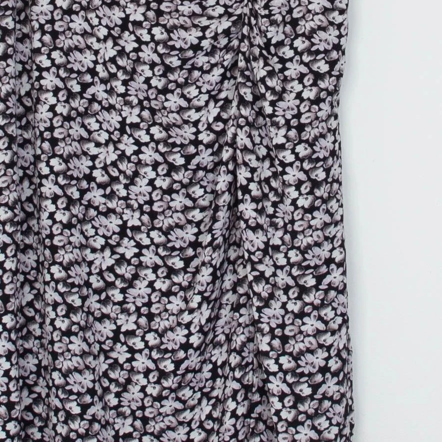 Falda midi Abercrombie & Fitch para mujer floral torcida abertura alta talla L delicada hada Foto 3 de 4