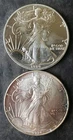 1989 and 1994 $1 American Silver Eagle Dollars