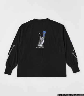 Ado Adorozatorumary Long T-Shirt Schwarz XL Sanrio Lizenziert Neu