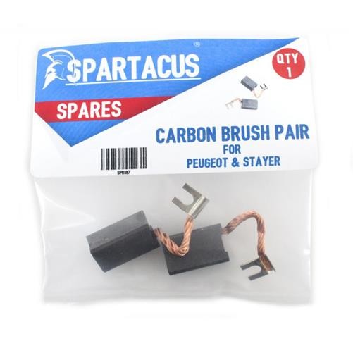 Spartacus SPB187 Carbon Brush Brushes Pair Fits Stayer Angle Grinder 208
