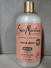 Shea Moisture Curl  Shine Shampoo Coconut  Hibiscus 13 fl oz / 384 mL