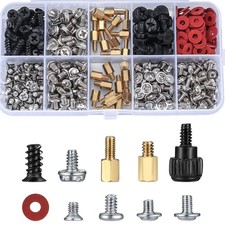 380Pcs Computer Screw/Standoff Assortment Kits, PC Case Motherboard SSD HDD Fan