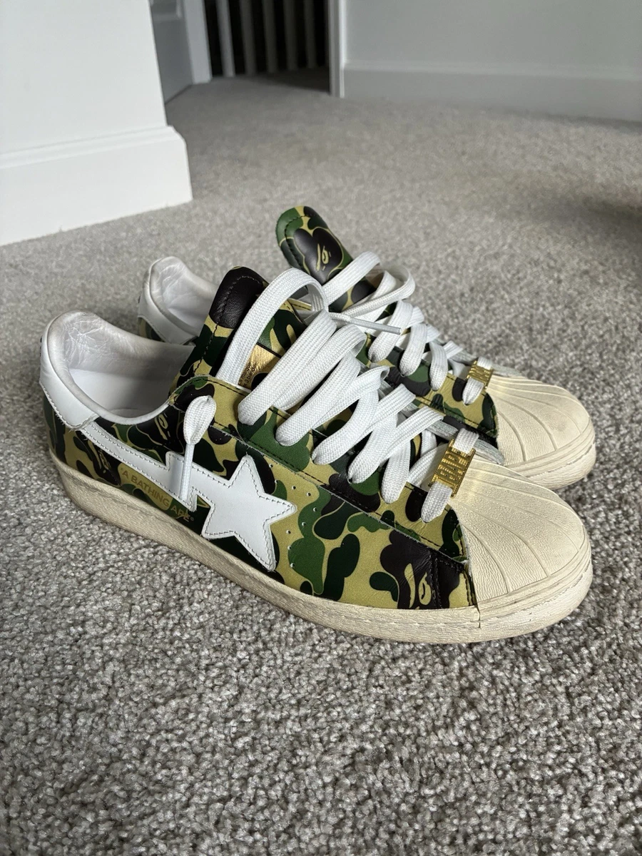 adidas BAPE x Superstar 80s ABC Camo | eBay