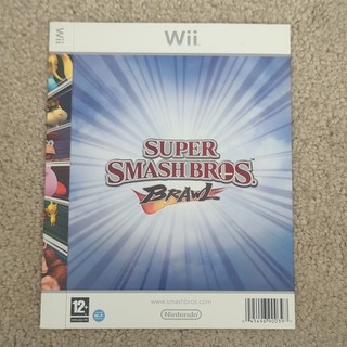 Nintendo Wii Super Smash Bros. Brawl Limited Edition Slip Cover & Postcards