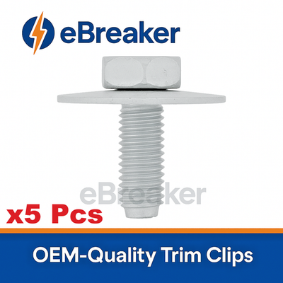 #ad RENAULT Body Work Fixing Bolt amp; Captive Washer M6x18mm Galvanised #7703101446 x5 GBP 4.85